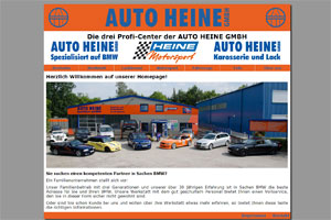 Homepage Auto Heine GmbH